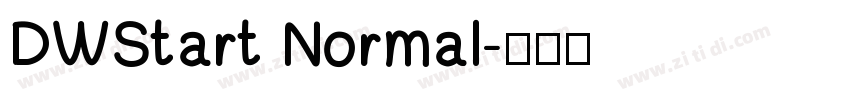 DWStart Normal字体转换